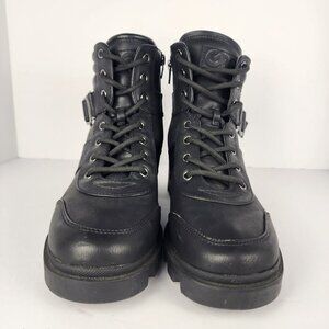 G by Guess Black Combat Boots